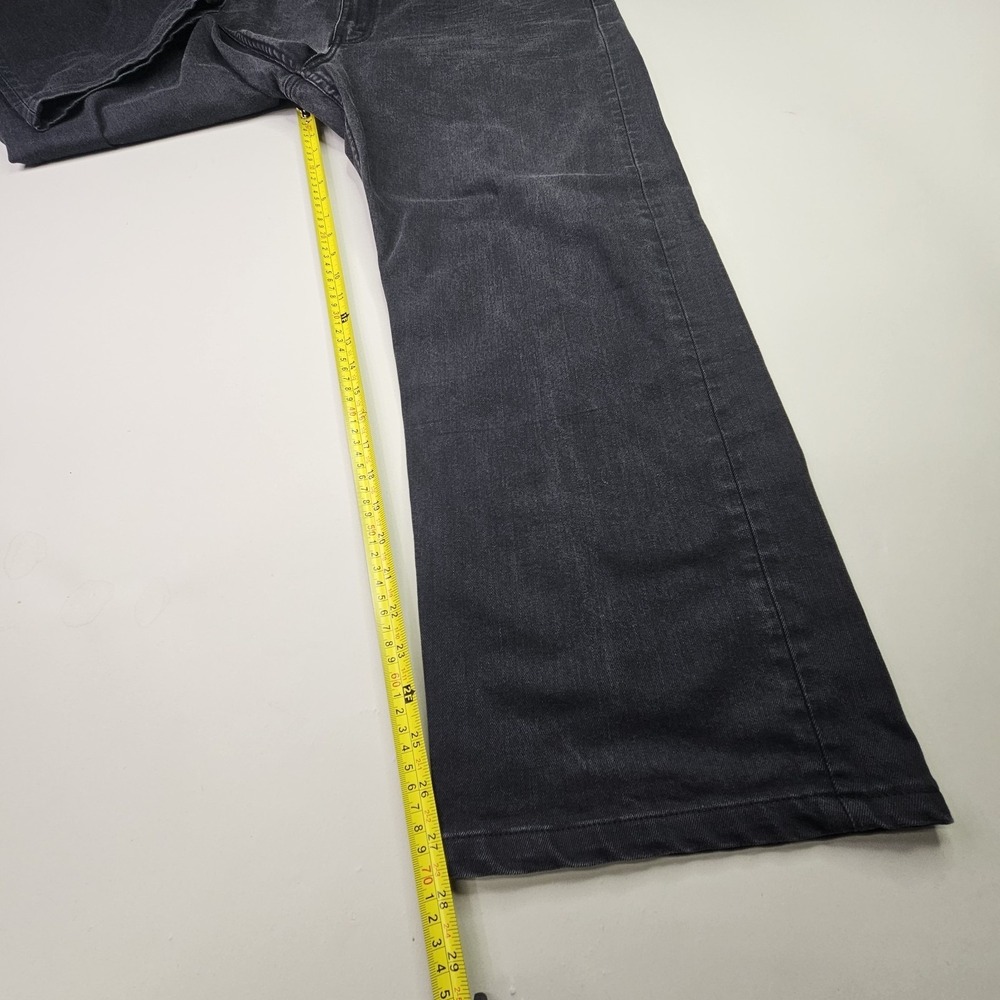 LEVI'S 569 Loose Straight Jeans 42x32 Black Dark Wash Denim Baggy Relaxed Fit - Picture 6 of 13